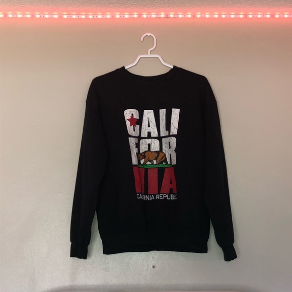 Black California Republic Crew Neck Sweater - Picture 2 of 3